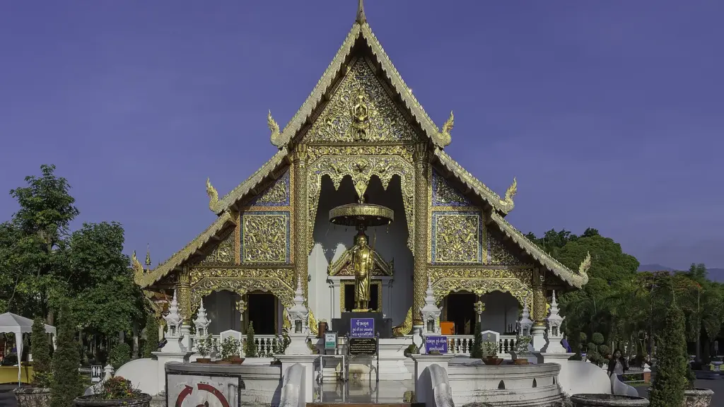วิหารหลวงวัดพระสิงห์ในเขตเมืองเก่าเชียงใหม่